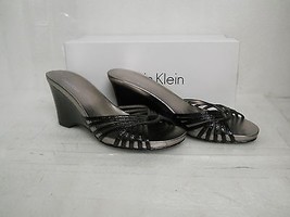 Calvin Klein New Womens Amanda Wedge Sandals 6.5 M Shoes - £61.86 GBP