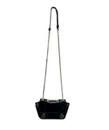 MILLY Shoulder Strap Buttons Black Leather Purse Bag - $67.68 CAD