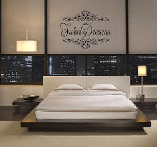 Sweet Dreams Lettering Decor Wall Stickers - £16.26 GBP