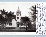 Methodist Episcopal Church Stuart Iowa IA UDB Postcard P12 - £3.84 GBP
