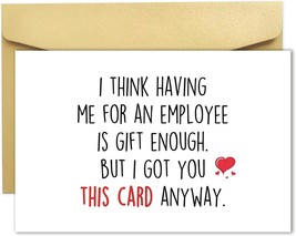 Boss Day Gifts for Boss Happy Boss Day Card for Him Funny Boss Lady Gift... - £9.05 GBP