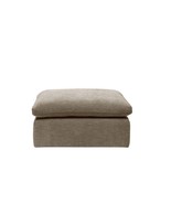 Naveen Ottoman, Beige Linen - $11,872.85 MXN