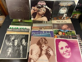 VTG Lot of 18 Vinyl Records LP Osmonds Streisand Carole King Carpenters 70s  - £37.65 GBP