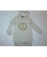 Ralph Lauren Girls Hoodie Beige Gold Laurel leaf Crown crest 5 NWT - $28.28 CAD