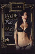 Jayde Nicole @ Planet Hollywood Gallery Nightclub Las Vegas Promo Card - £3.12 GBP