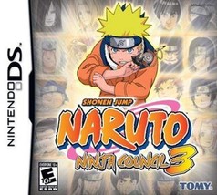 Naruto Ninja Council 3 - Nintendo DS DSL DSi DSiXL NDSi Dual Screen Video Game - $27.31