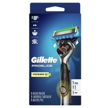 Gillette Pro Glide Power Men&#39;s Razor Handle + 1 Blade Refill, Blue - £15.82 GBP