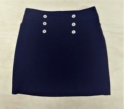 White House Black Market Womens Black Short Straight Pencil Career Skirt Size 2 - £32.07 GBP