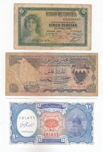 Bahrain, Espagne, Égypte, Ensemble 3, Différentes Émission Banque Collec... - $14.72