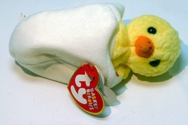 TY Basket Beanie Baby - EGGBERT the Egg &amp; Chick Stuffed Animal Toy 4&quot; small - $8.22