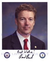 RAND PAUL AUTOGRAPHED 8x10 RP PHOTO SENATE POSSIBLE PRESIDENTIAL CANDIDATE - £13.61 GBP