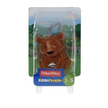 Fisher Price Little People Brown Bear with Fish Share and Care Zoo Safari - £8.38 GBP