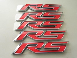 5 Pcs OEM 10-18 Chevy Camaro Cruze RS Sign Emblem Decal Nameplate Badge (5) - £46.85 GBP