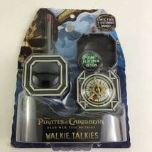 Disney Pirates Of The Caribbean Walkie Talkies Set Static Free Flip Open... - $36.58