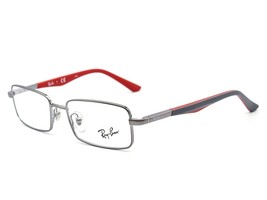Ray Ban Kids&#39; Eyeglasses RB 1033 4008 Silver Red Rectangular Frame 47[]1... - $49.99