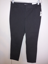 OLD NAVY &quot;PIXIE&quot; LADIES STRETCH COTTON/POLY GRAY ANKLE PANTS-8-NWT-$38.9... - £11.05 GBP