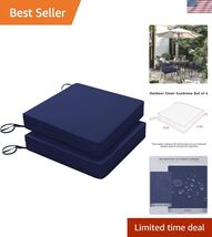 Patio Chair Cushion 17 x 16 x 2 Inch Waterproof Outdoor Seat Cushions fo... - $71.72