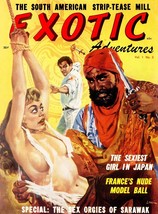 Exotic Adventures Vol. 1, No. 3 (1958) Canvas Art Poster 18x24 - £25.56 GBP