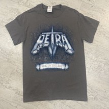 80s Petra Band Back to The Rock T Shirt Size S Christian Rock Music Graphic - £11.83 GBP