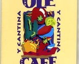 Ole Cafe Y Cantina Menu 1997 El Torito Restaurants  - £17.26 GBP