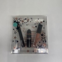 Mac Stars Of The Party Kit 3 Pc Lip Care Set Nib Prep+Prime Lipstick Lipgloss - £25.70 GBP