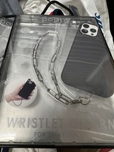 XO BY POPPY  Phone Strap Chain Link Wristlet - SILVER - $18.80