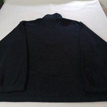 Sun River Dark Men's Black 1/4 Zip Long Sleeve Pullover Sweatshirt Size XL image 12