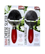 2 Pack Joie Mini Cheese Slicer Sized For Precision Stainless Steel Red H... - $26.04 CAD