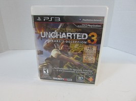 Sony Playstation 3 Video Game Uncharted 3 Drake&#39;s Deception Lot G - £5.39 GBP
