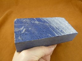 R490-2) 1+ lb rough Synthetic lapis lazuli block Lapidary for Cabochons ... - £115.97 GBP
