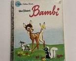 Vintage Walt Disney&#39;s Bambi A Little Golden Book by Felix Salten 1978 44... - $2.67
