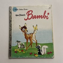 Vintage Walt Disney&#39;s Bambi A Little Golden Book by Felix Salten 1978 44th Print - £2.10 GBP