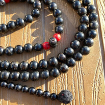 ANTIQUE SOFI 8 mm 100 beads Black Coral Prayer beads Yusr yemen coral يسر مكاوي - £146.40 GBP