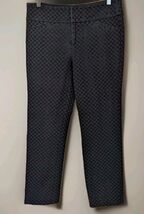 Charter Club Women's Velvet Design Black Skinny Pants  Size 8 - $16.82