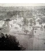 View Of Columbia Ruins 1889 Johnstown Flood Victorian Print Pennsylvania... - €21,33 EUR