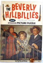 Jaymar Interlocking Picture Puzzle The Beverly Hillbillies 10x14&quot; 1963 8... - $14.95