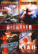 Disaster Collectors Set (DVD, 2010) Commando, Crash Dive, Pandora, CIA 2 Alexa - £6.33 GBP