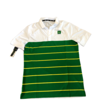 New NWT Oregon Ducks Nike Puddles Logo Striped Performance Medium Polo Shirt - £37.94 GBP