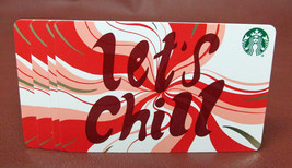 Lot of 4 Starbucks 2018 let's chill Gift Cards New with Tags - $12.96