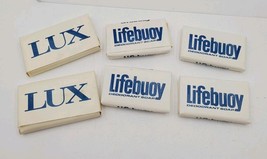 Lot of 6 Vintage Mini Travel Size New Lifebuoy Lux Bar Soap Motel Hotel ... - $278.66 MXN
