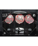 Studio 5 Decorative Glass Wall Hooks - Rock N Roll - NIP - $35.64 CAD