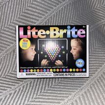 Lite Brite New Mini Size  85 Colorful Mini Pegs and 4 Design Templates A2 - $8.64