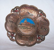 Vintage Decorative Metal  Souvenir Bowl-Colorado Capitol-Japan-Lot 10 - £7.59 GBP