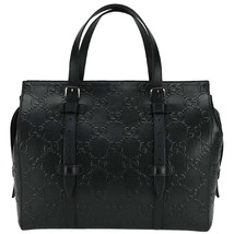 Gucci GG Embossed Tote Bag Logo Black - £1,917.29 GBP