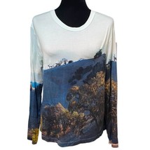 The Kit Daniel Vosovic Alisal Mountain Tree Print Long Sleeve Pullover T... - $49.99