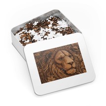 Jigsaw Puzzle  in Tin, Lion,  awd-325, Personalised/Non-Personalised (30, 110, 2 - £27.57 GBP+