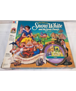 Snow White and the Seven Dwarfs Board Game MB Vintage 1992 Disney - $27.60