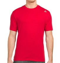 Nwt Reebok Msrp $38.99 Jolt Men&#39;s Red Crew Neck Short Sleeve T-SHIRT Size S - £7.71 GBP