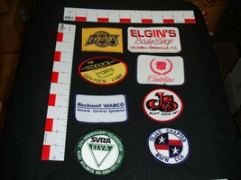 car auto truck race related Ad patch set 8 patches - £15.81 GBP