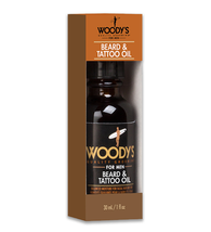 Woody's Beard & Tattoo Oil, 1 fl oz